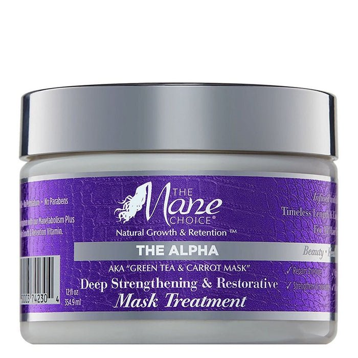 THE MANE CHOICE Green Tea & Carrot Deep Strengthening & Restore Mask Treatment 12oz