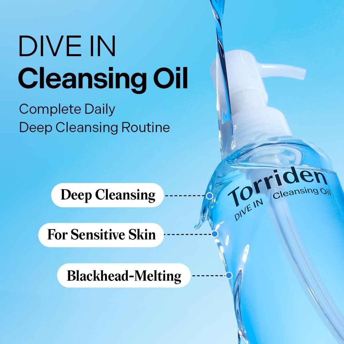 Torriden Dive-In Low Molecular Hyaluronic Acid Cleansing Oil 200ml