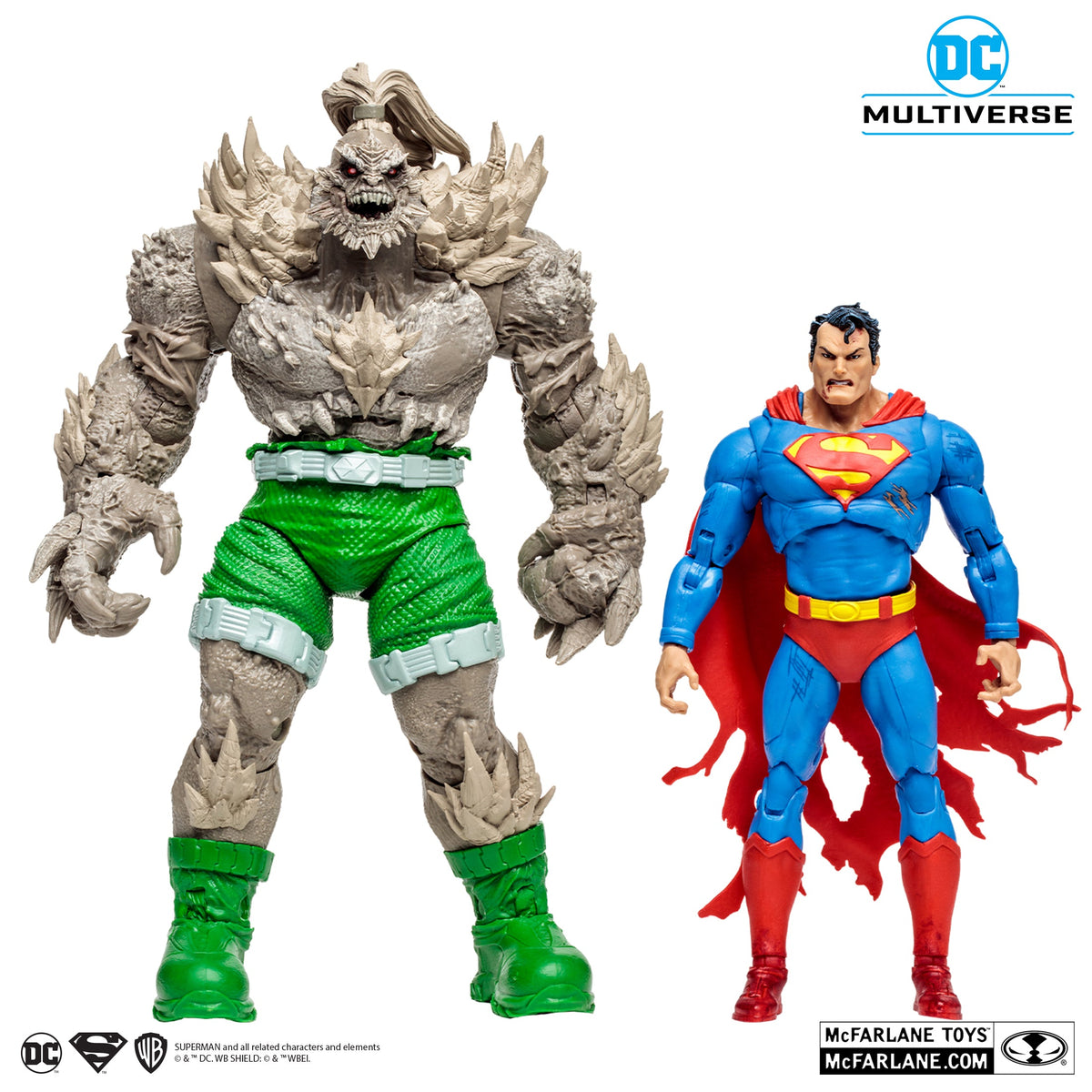 DC Multiverse Superman vs Doomsday (Gold Label) - Exclusive