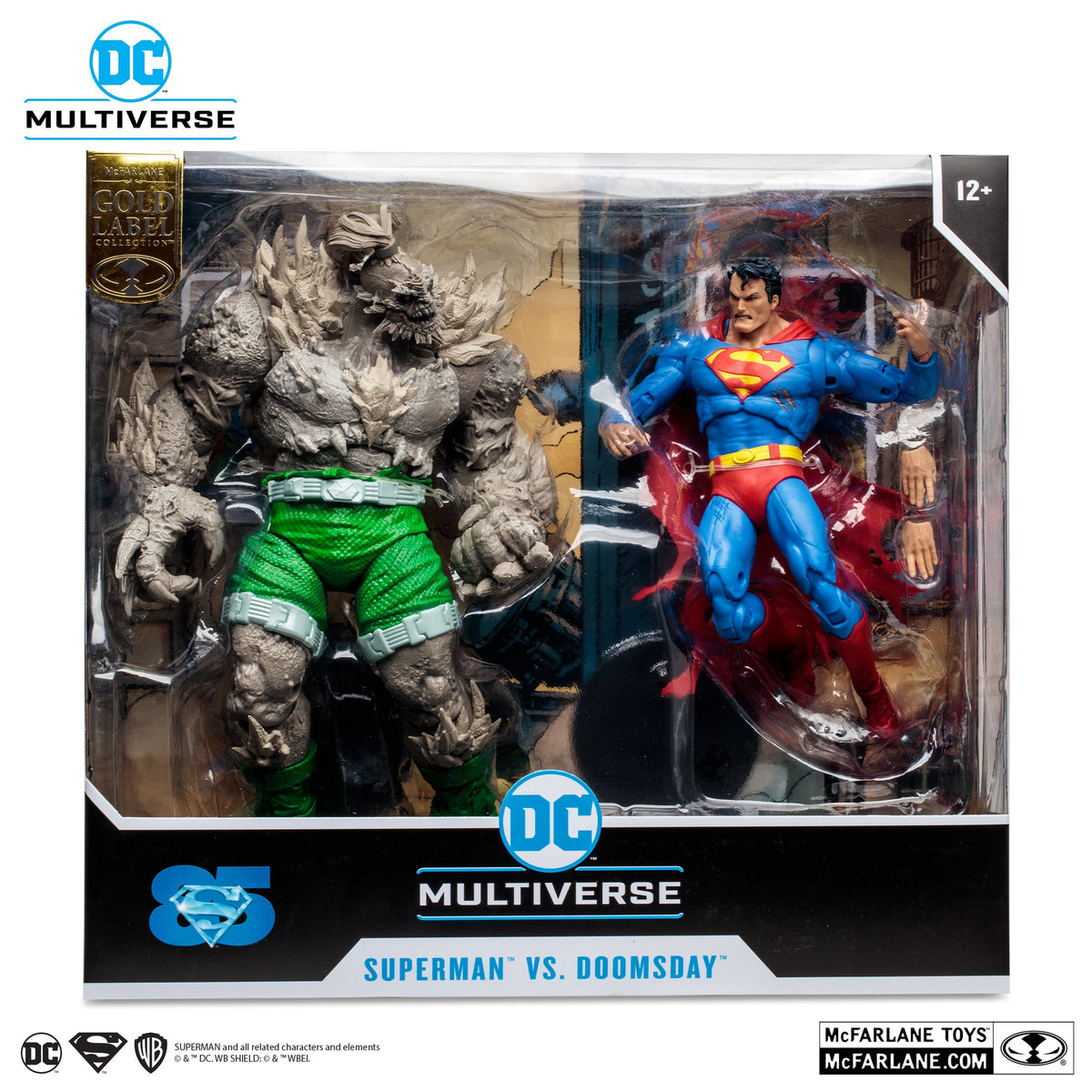 DC Multiverse Superman vs Doomsday (Gold Label) - Exclusive