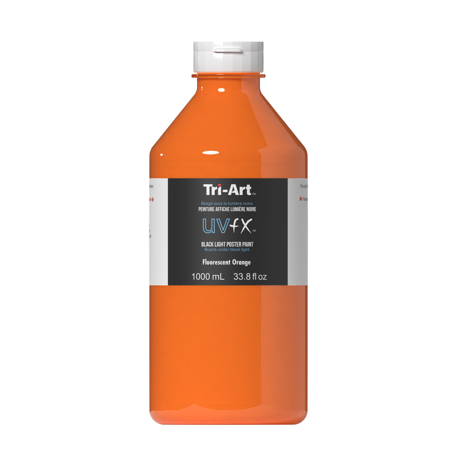 UVFX Black Light Poster Paint - Fluorescent Orange