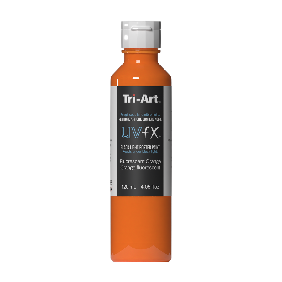 UVFX Black Light Poster Paint - Fluorescent Orange