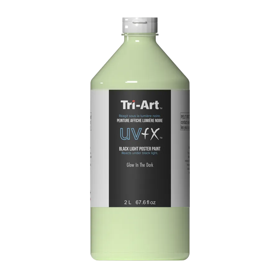 UVFX Black Light Poster Paint - Glow in the Dark
