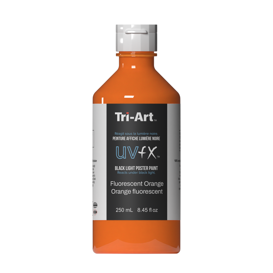 UVFX Black Light Poster Paint - Fluorescent Orange