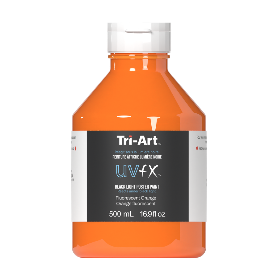 UVFX Black Light Poster Paint - Fluorescent Orange