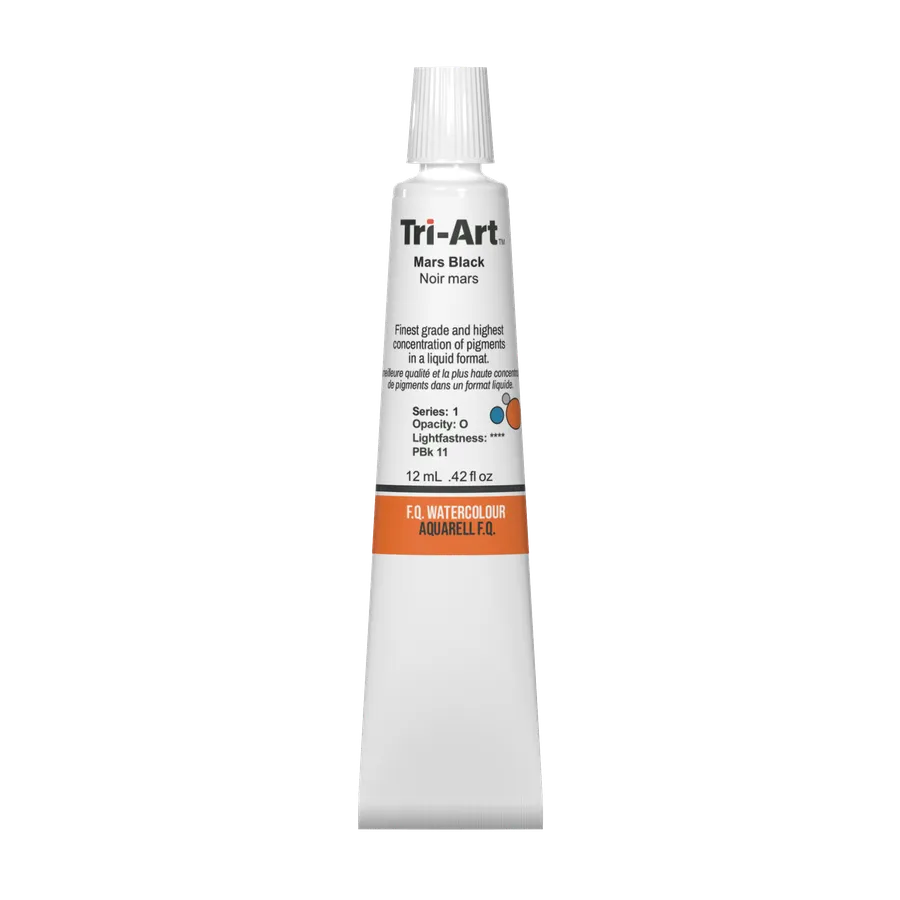 Tri-Art Water Colours - Mars Black