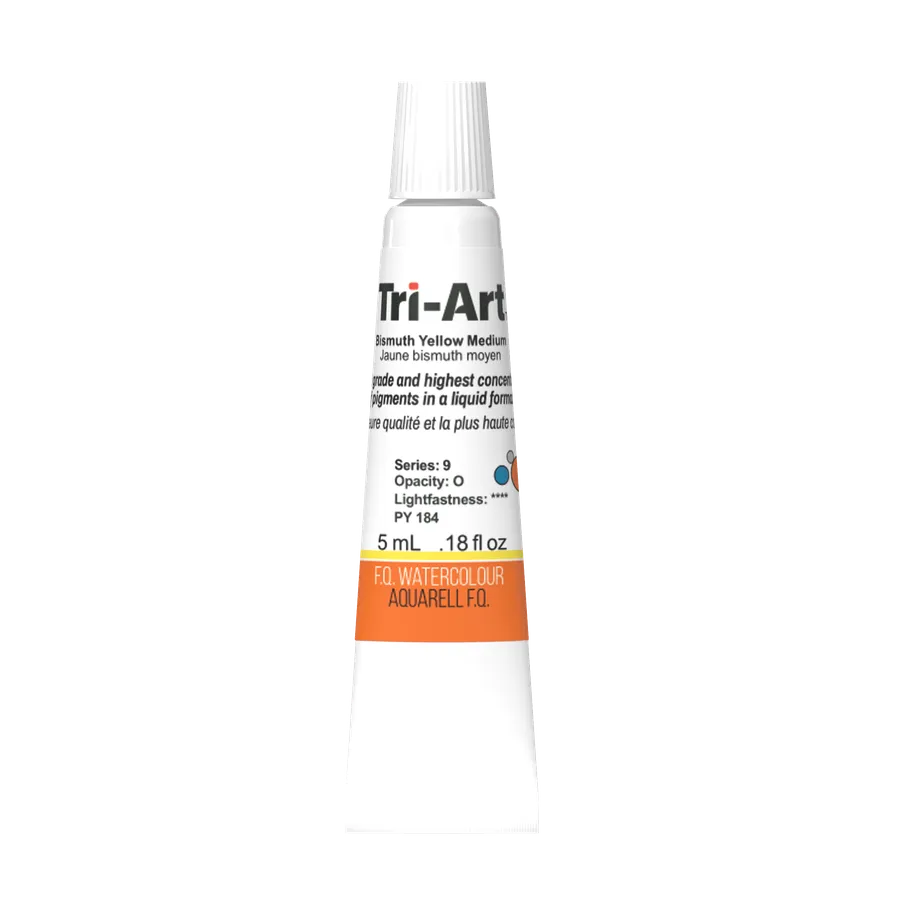 Tri-Art Water Colours - Bismuth Yellow Medium