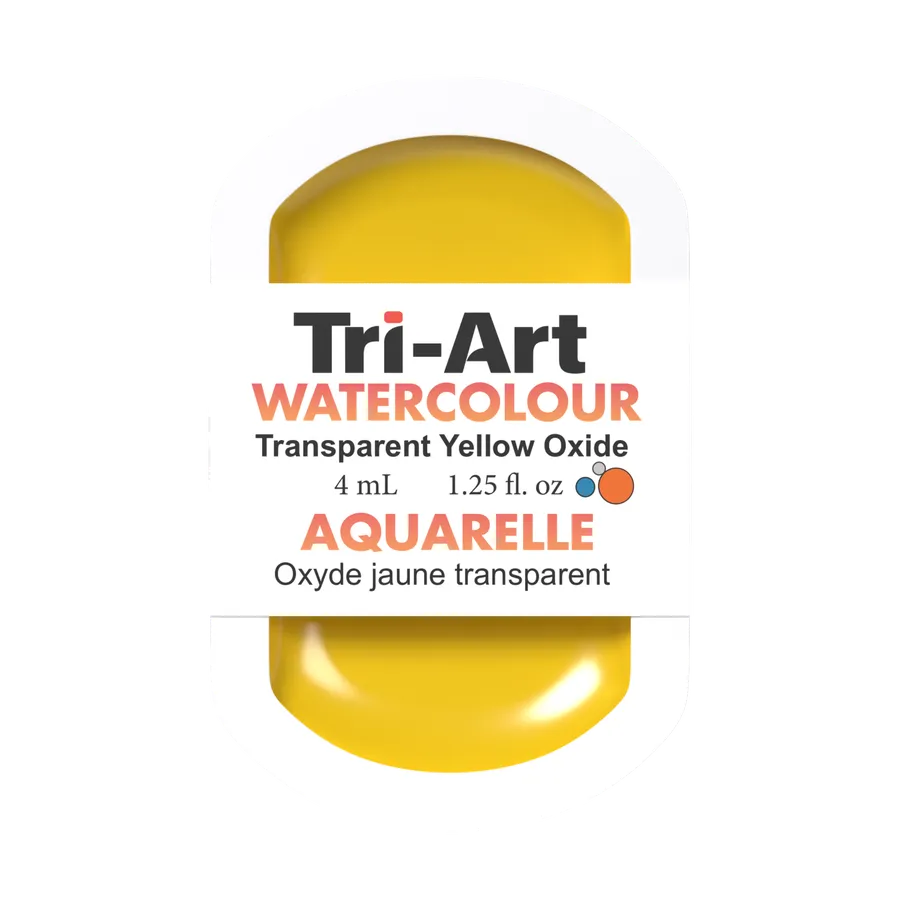 Tri-Art Water Colour Pans - Transparent Yellow Oxide - 4 mL