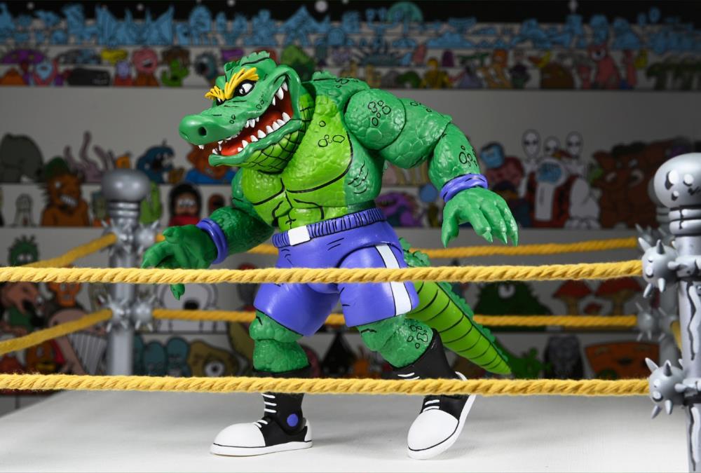 Teenage Mutant Ninja Turtles Adventures Stump Wrestling Leatherhead (Archie Comics) Action Figure