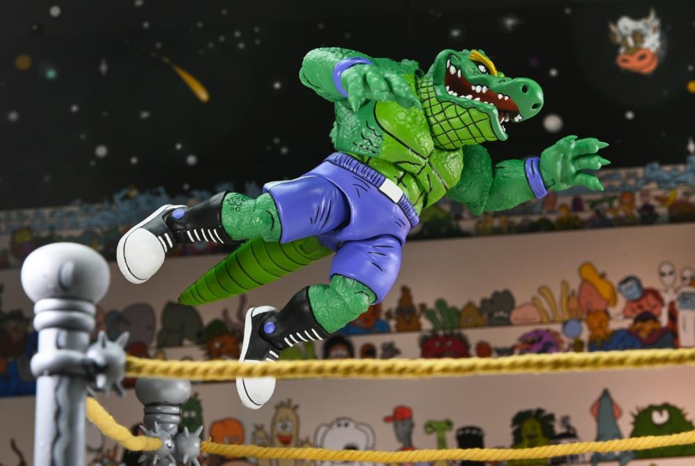 Teenage Mutant Ninja Turtles Adventures Stump Wrestling Leatherhead (Archie Comics) Action Figure