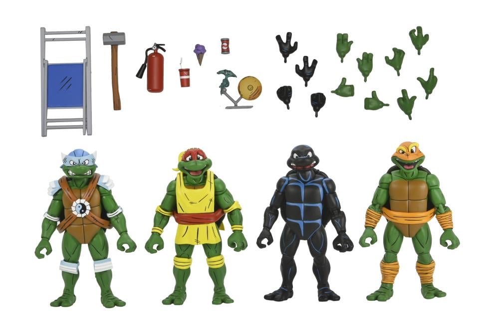 Teenage Mutant Ninja Turtles Adventures Stump Wrestling Turtles (Archie Comics) Four-Pack